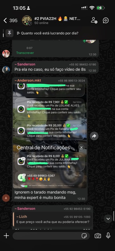 Depoimento de aluno