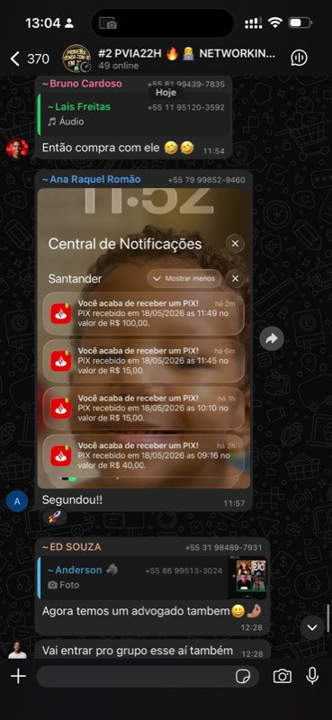 Depoimento de aluno