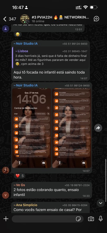 Depoimento de aluno