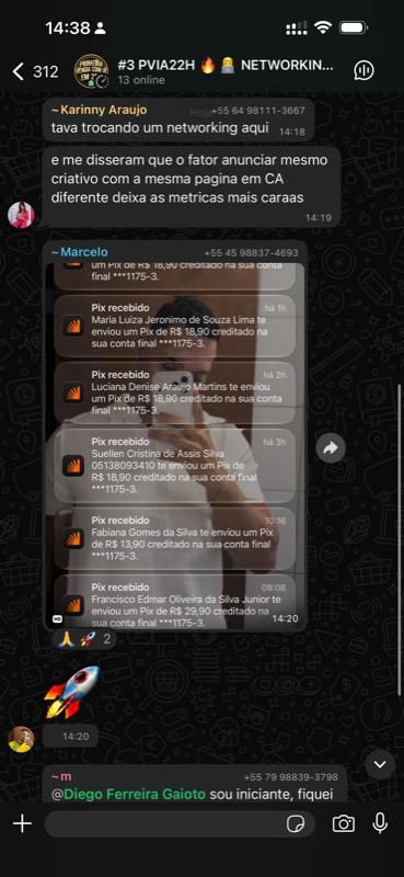 Depoimento de aluno