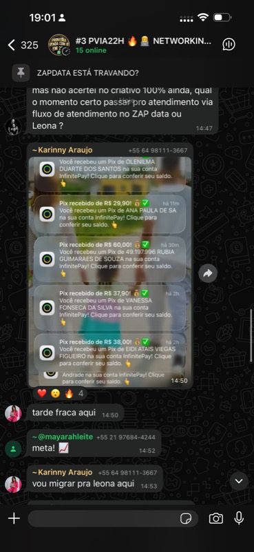 Depoimento de aluno