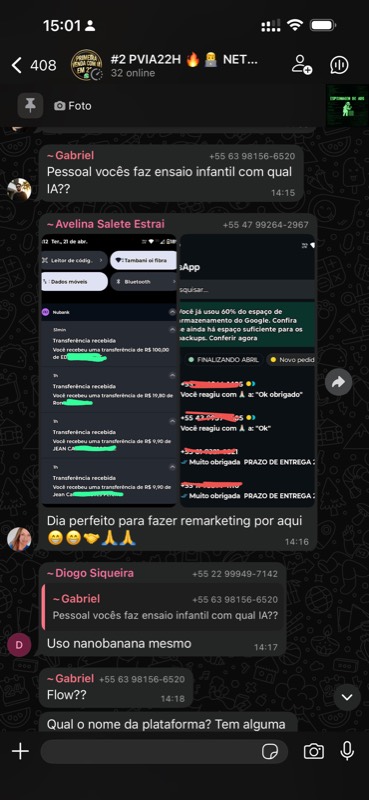 Depoimento de aluno